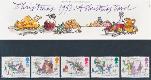 GB 1993 SG 1790-1794 Christmas Pack 242