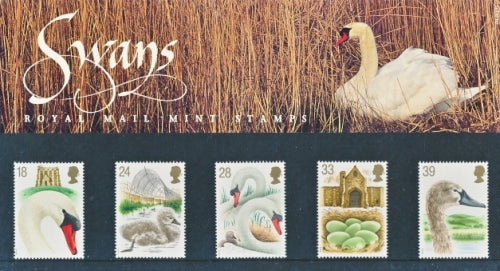 GB 1993 SG 1639-1643 Swans Pack 234