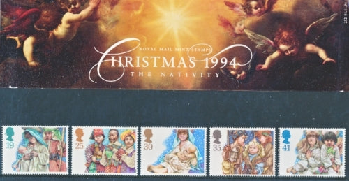 GB 1994 SG 1843-1847 Christmas Pack 252