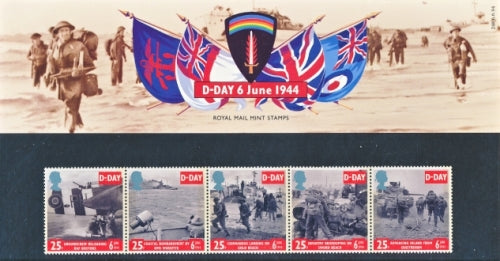 GB 1994 SG 1824-1828 D Day Pack 248