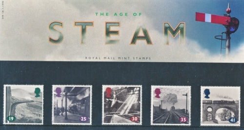 GB 1994 SG 1795-1799 The Age of Steam Pack 244