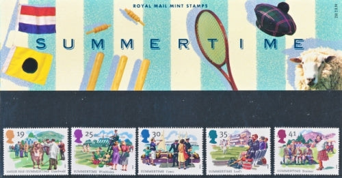 GB 1994 SG 1834-1838 Summertime Pack 250
