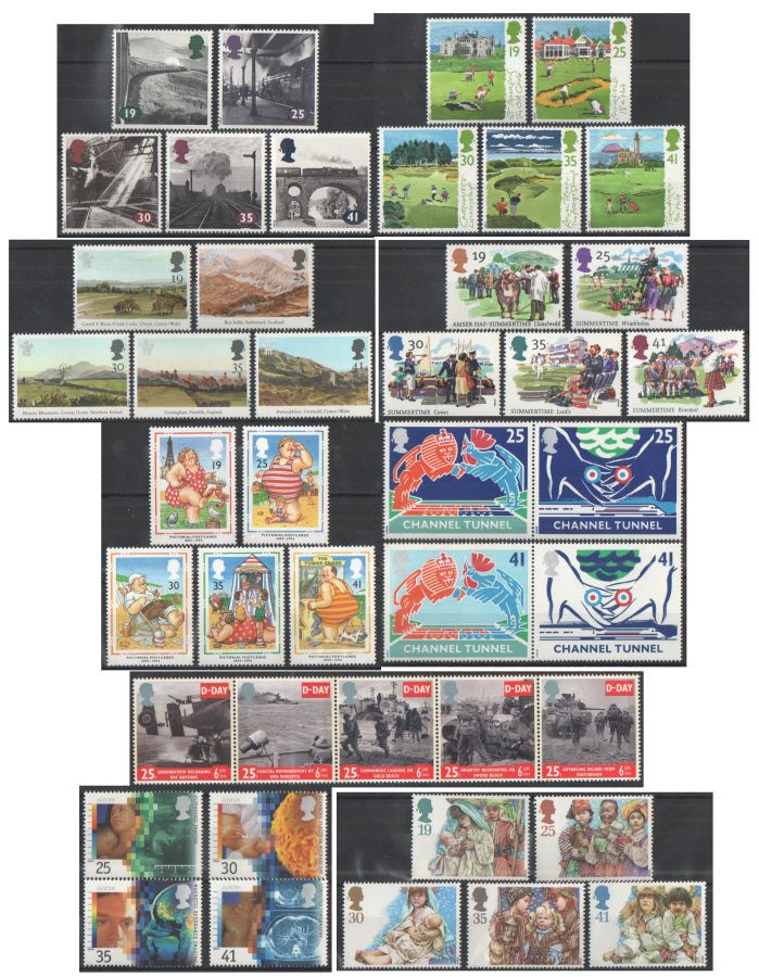 GB 1994 COMMEMORATIVE YEAR SET COMPLETE SG 1795 - 1847 MNH