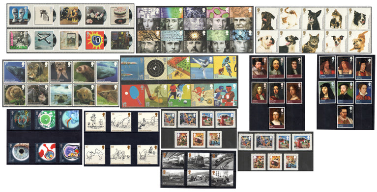 GB 2010 Commemorative Complete Year Collection 12 Sets U/M - FACE VALUE £105.26