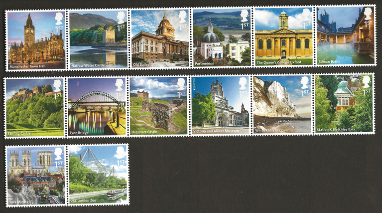 GB 2012 Commemorative Year Collection 10 Sets U/M - FACE VALUE £114.92