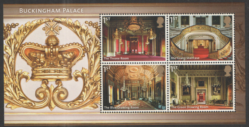 GB 2014 MS3601 Buckingham Palace Non-Barcoded Royal Mail Miniature Sheet VFU