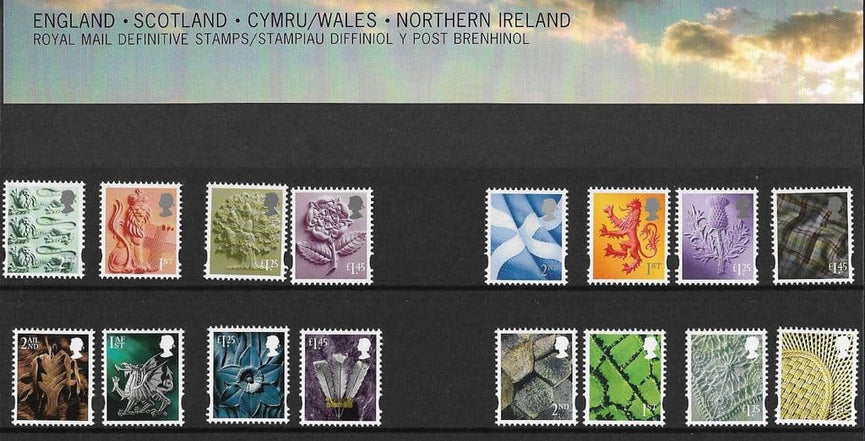 GB 2018 PACK 109 4 REGIONS DEFINITIVE PRESENTATION PACK