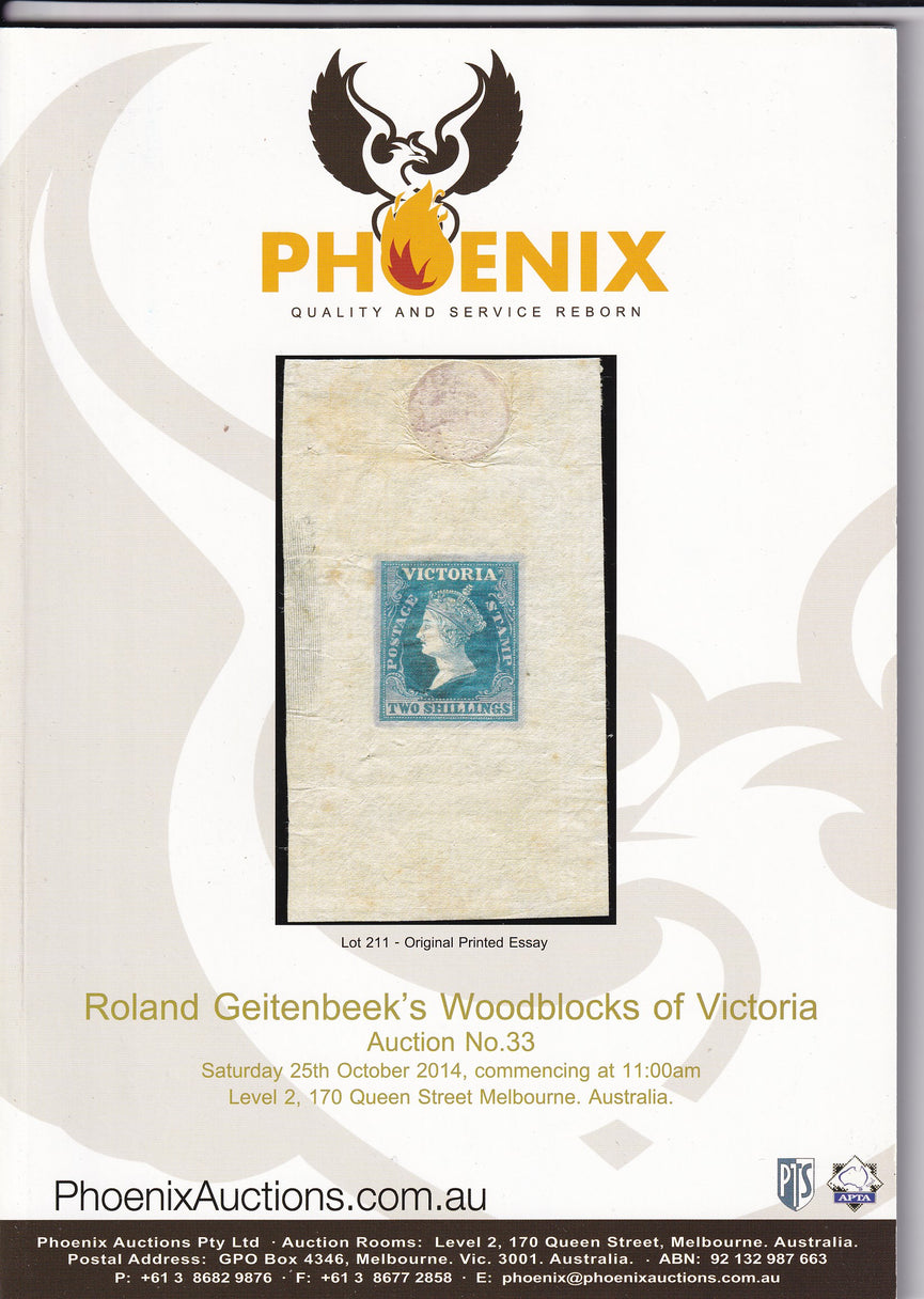 Phoenix Auctions 33 Roland Geitenbeek's Woodblocks of Victoria