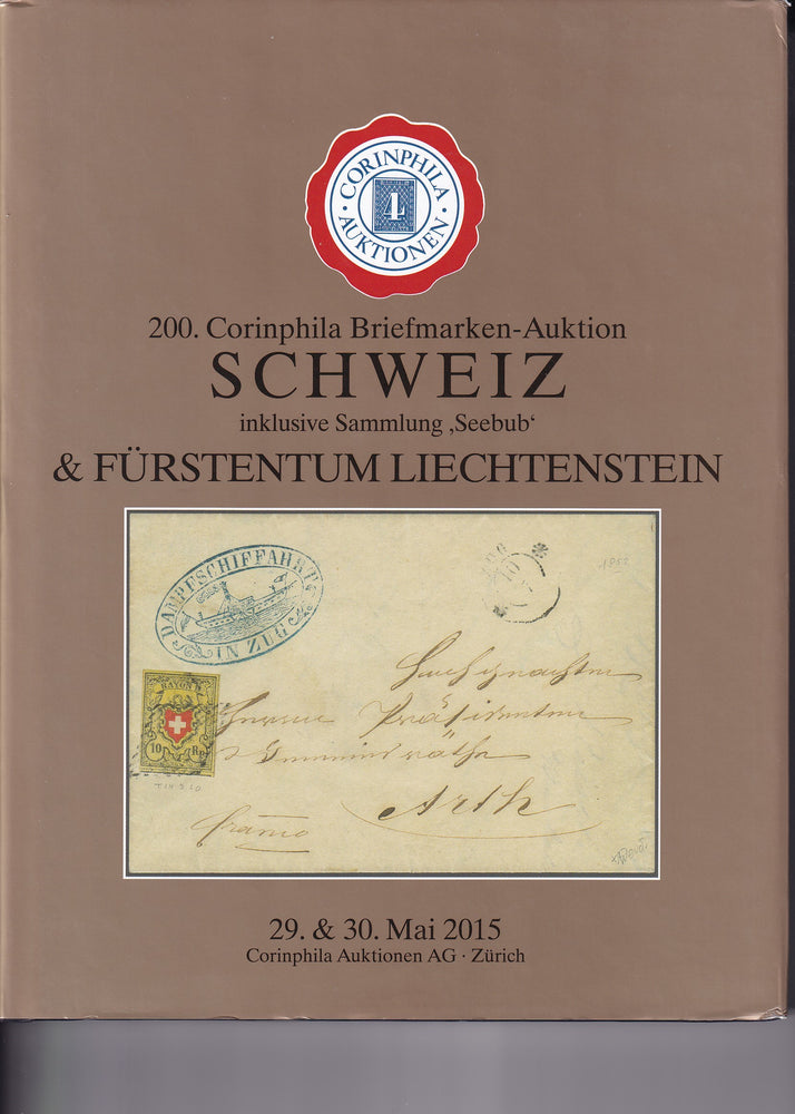 CORINPHILA 200 SWITZERLAND  and later issues, incl. Airmails