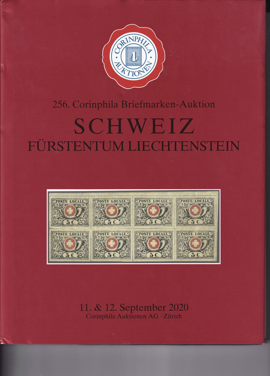 CORINPHILA 256 SWITZERLAND & LIECHTENSTEIN