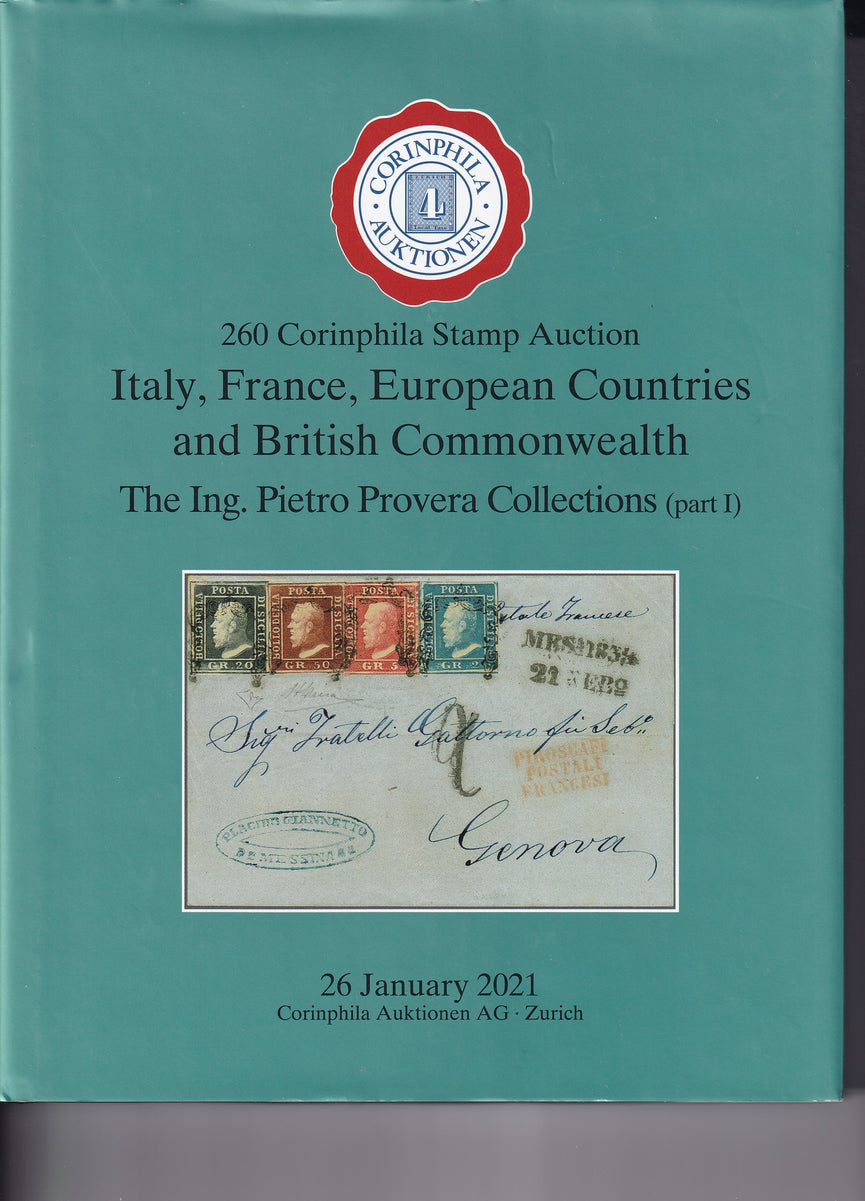 CORINPHILA 260 Italy, France, European Countries & British Commonwealth Part 1