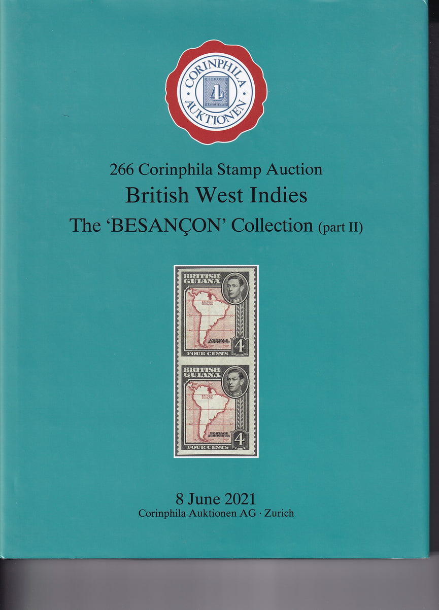 CORINPHILA 266 British West Indies The Besancon Collection Part II