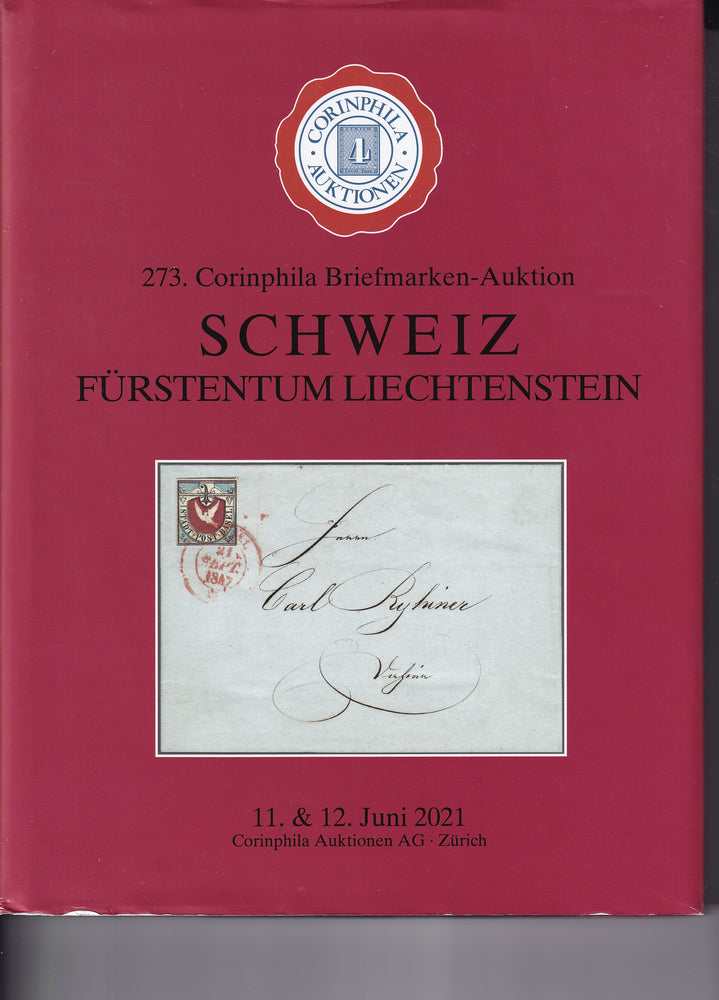 CORINPHILA 273 SWITZERLAND & LIECHTENSTEIN