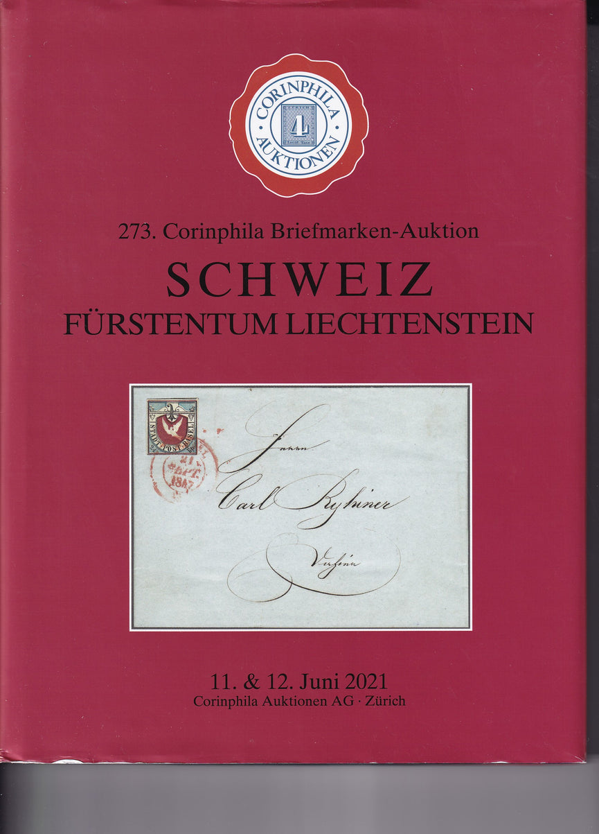 CORINPHILA 273 SWITZERLAND & LIECHTENSTEIN