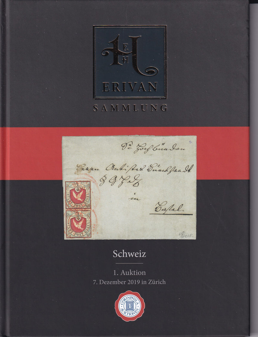 CORINPHILA 248 ERIVAN COLLECTION - Schweiz 1st Auction 7th Dec 2019 in Zurich