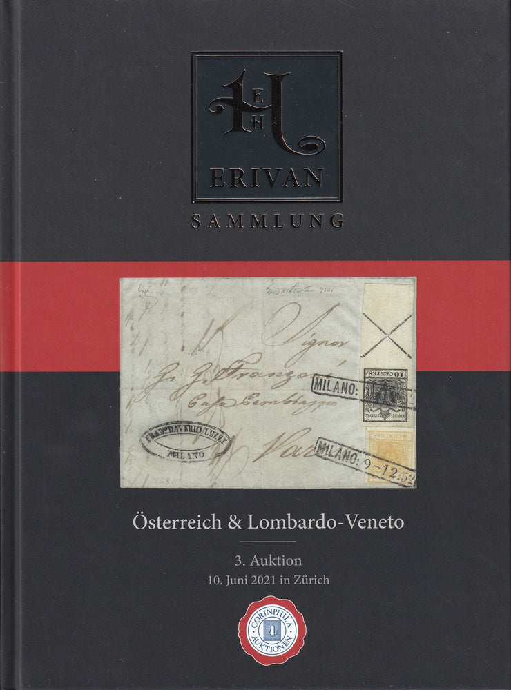 CORINPHILA 272 ERIVAN COLLECTION - Osterreich & Lombardo-Veneto 3 10th Jun 2021