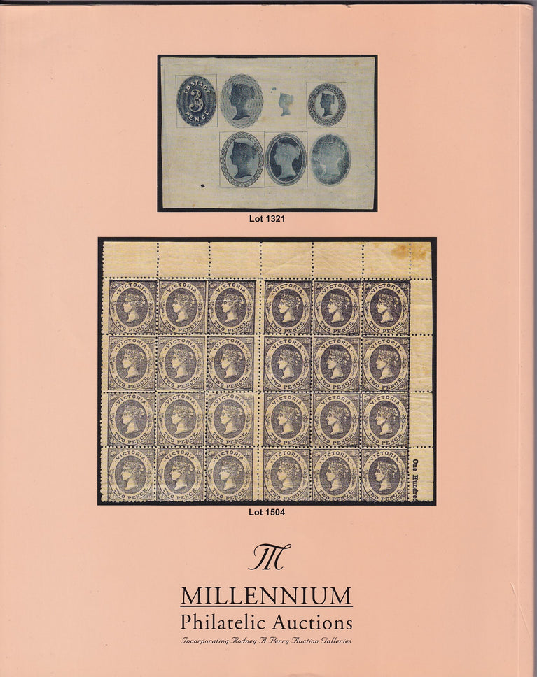 Millennium Philatelic Auctions Classic Victoria The Ken Barelli Collections