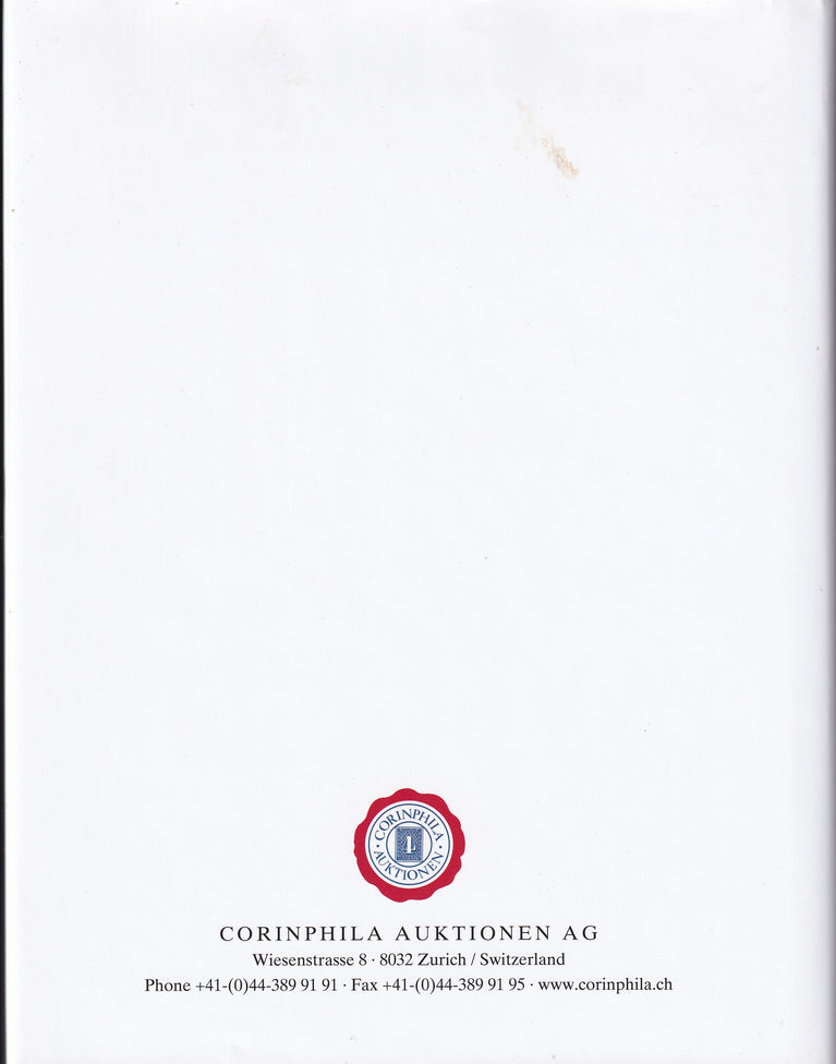CORINPHILA 233 CLASSIC SWITZERLAND 1843 - 1863 Collection Jack Luder Part 4