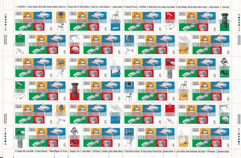 CANADA 1997 Full Pane of 24 45c Industrial Designs SG 1741 #1654 MNH