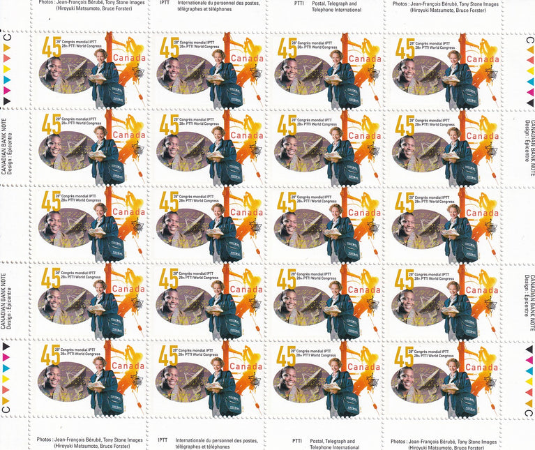 CANADA 1997 Full Pane of 20 Victorian Order Of Nurses 45c SG 1725 #1639 MNH