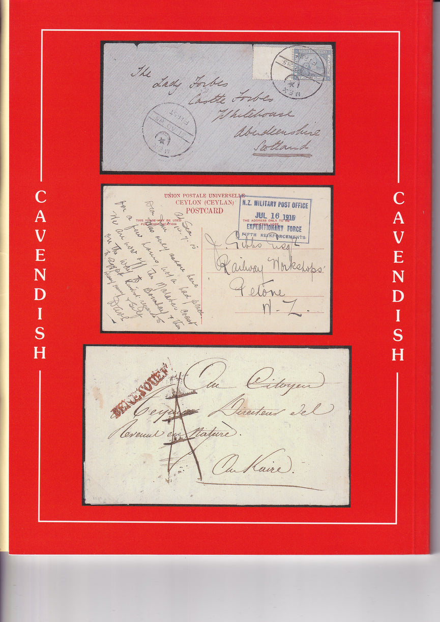 CAVENDISH 2001 SALE 600 MAY 16th 2001 THE JOHN FIREBRACE COL OF MILITARY POSTAL HISTORY
