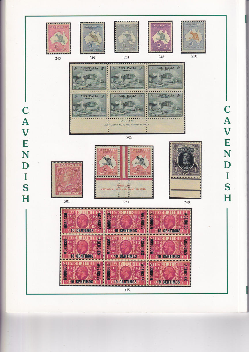 CAVENDISH 2002 SALE 625 JULY 19th WORLDWIDE AUCTION