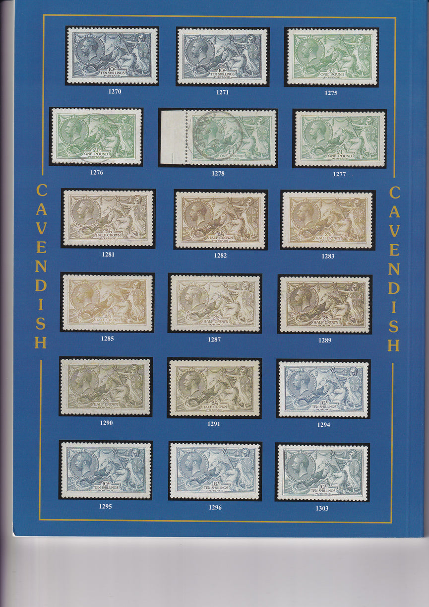 CAVENDISH 2013 SALE 761 SEP 11th & 12th WORLDWIDE & G.B. STAMPS & POSTAL HISTORY