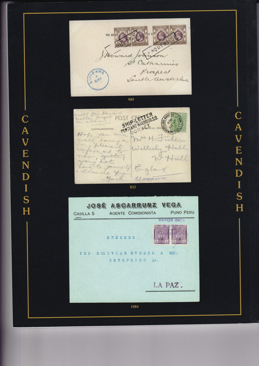 CAVENDISH 2014 SALE 771 DEC 3rd THE ROGER HOSKINGSEA POSTS & PAQUEBOTS OF THE WORLD