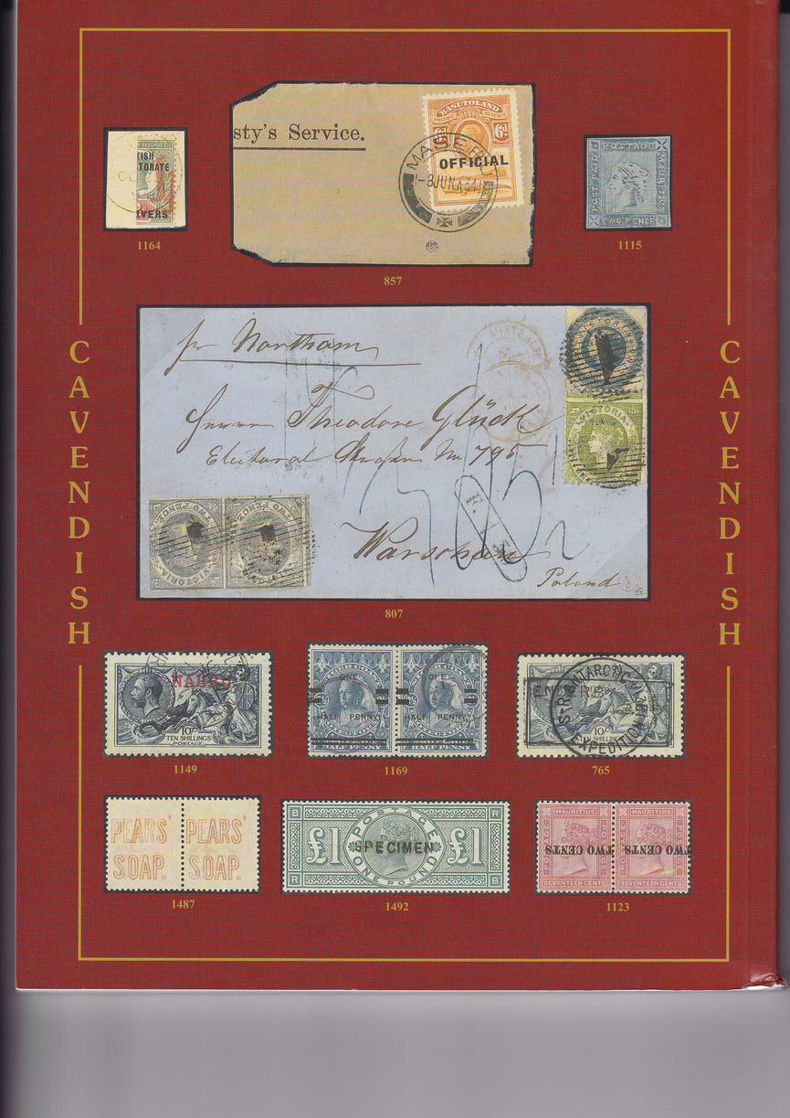 CAVENDISH 2014 SALE 767 JUN 18th & 19th WORLDWIDE & G.B. STAMPS & POSTAL HISTORY