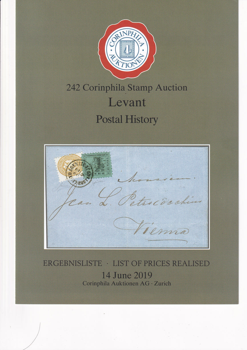 CORINPHILA 242 Levant Postal History
