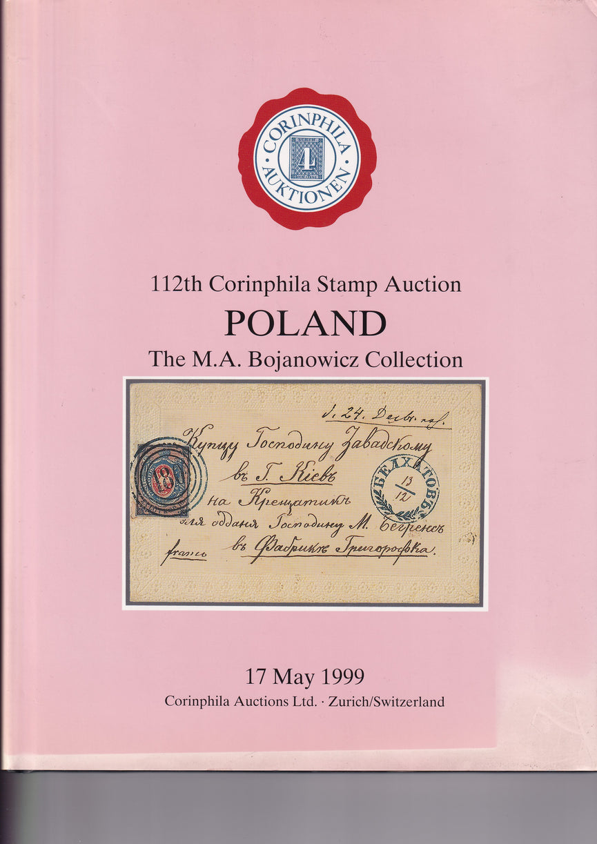 CORINPHILA 112 POLAND THE M.A. BOJANOWICZ COLLECTION