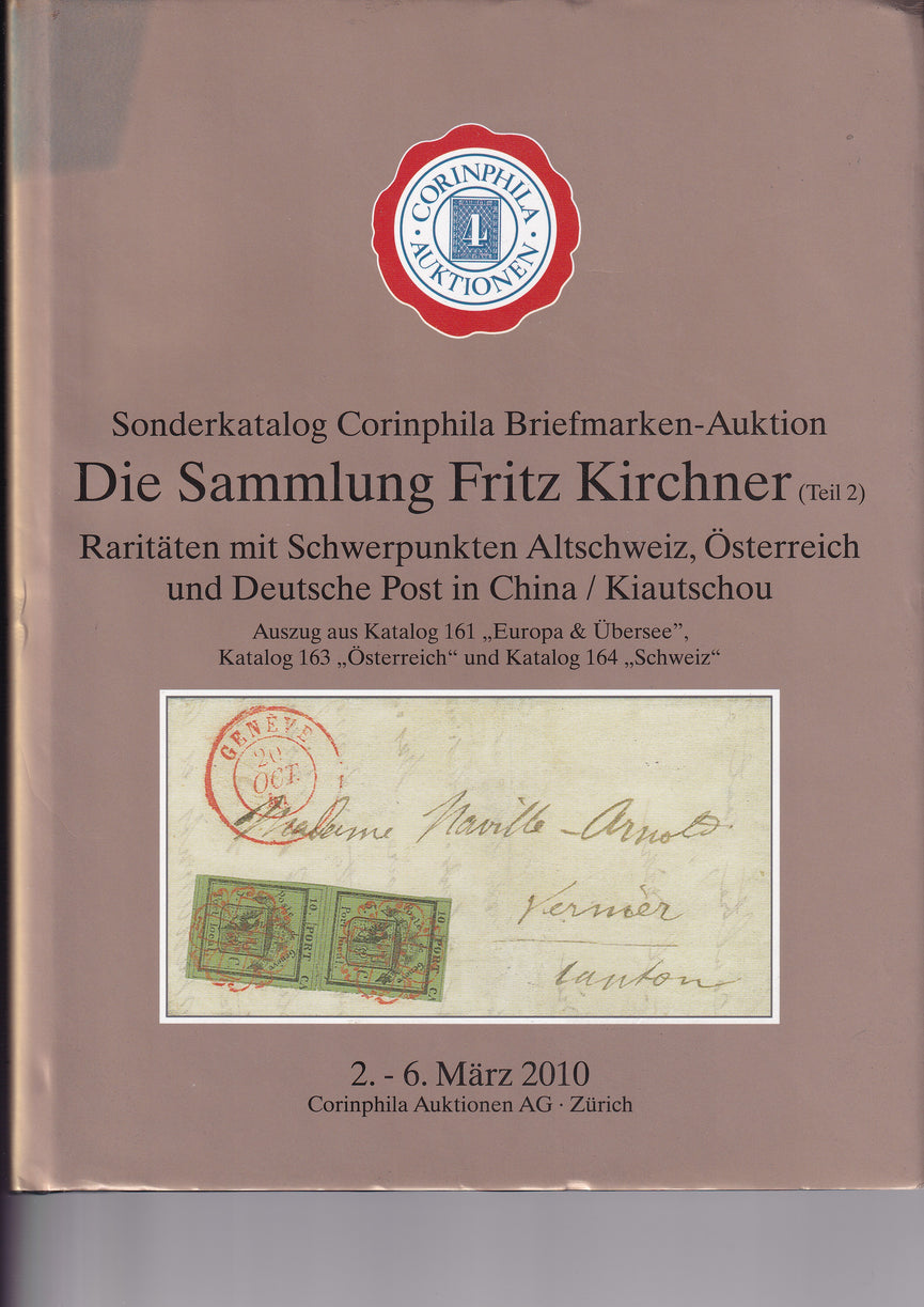 CORINPHILA 161 FRITZ KIRCHNER COLLECTION
