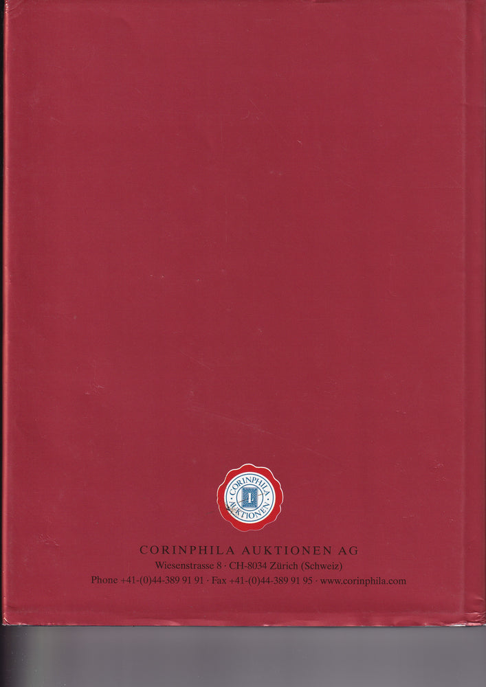 CORINPHILA 164 SWITZERLAND FRITZ KIRCHNER RARITIES COLLECTION