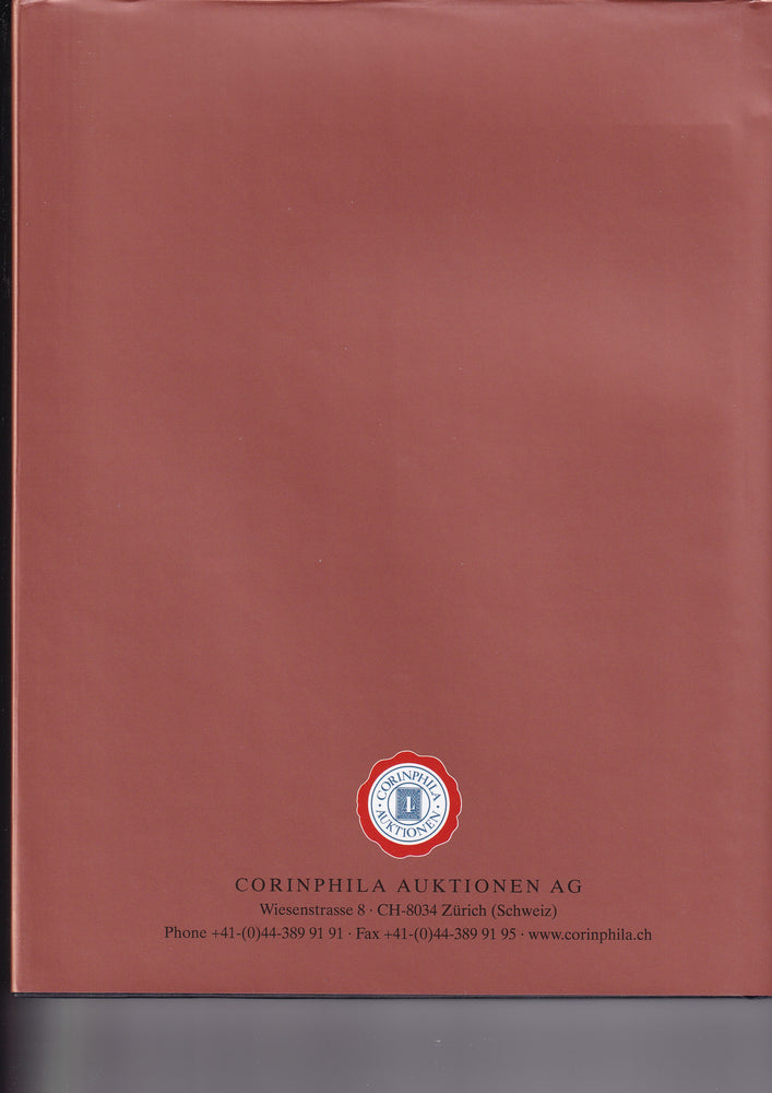 CORINPHILA 190 SWITZERLAND & FUSRTENTUM LIECHTENSTEIN
