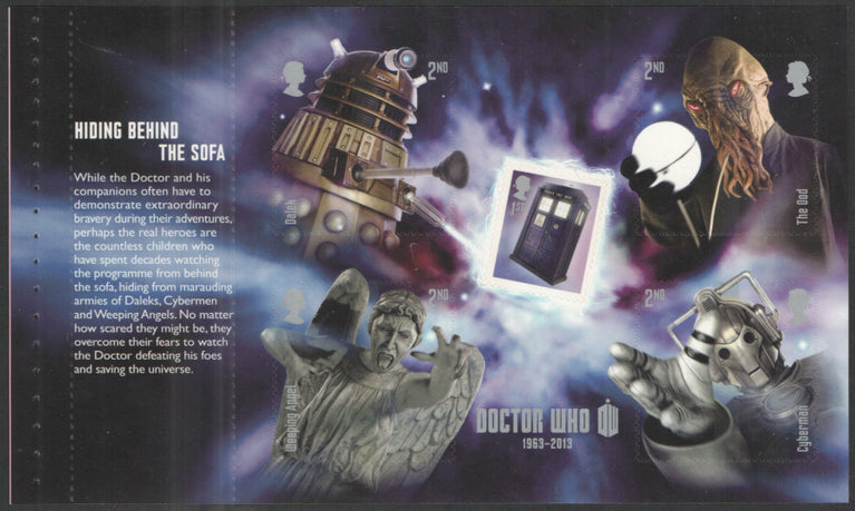 GB 2013 SG MS3451a Dr Who Commemorative's From DY6