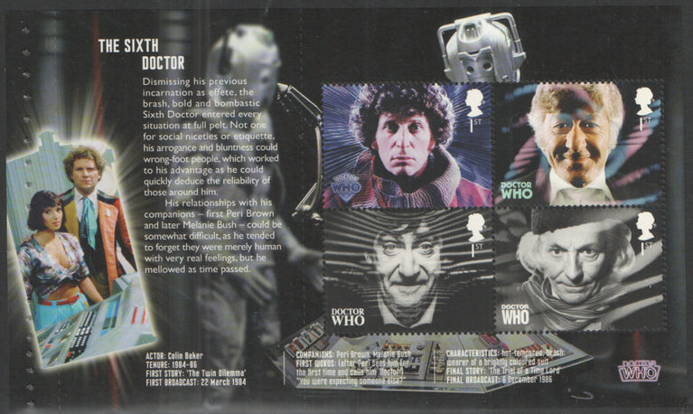 GB 2013 SG 3444b Dr Who Commemorative's From DY6