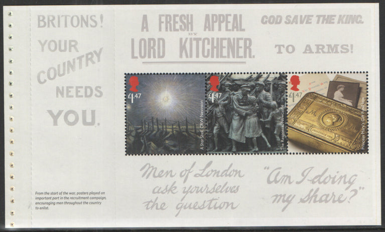 GB 2014 SG 3629b The Great War Commemorative's From DY11