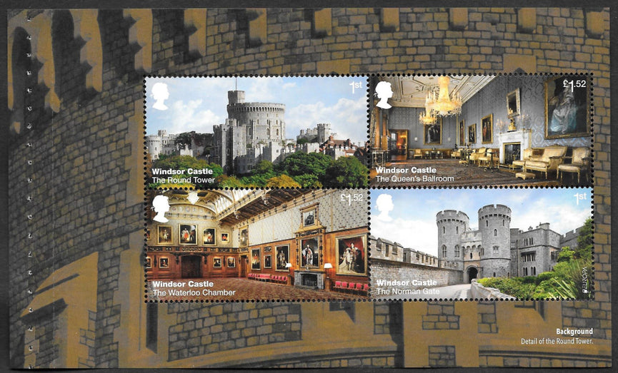 GB 2017 SG 3921b Windsor Castle Commemorative's From DY20