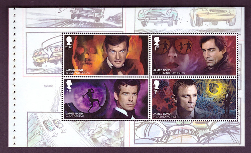 GB 2020 SG 4332b James Bond Commemorative's From DY33