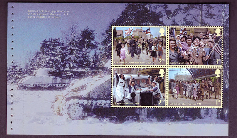 GB 2020 SG 4356b End of the Second World War Commemorative's From DY34