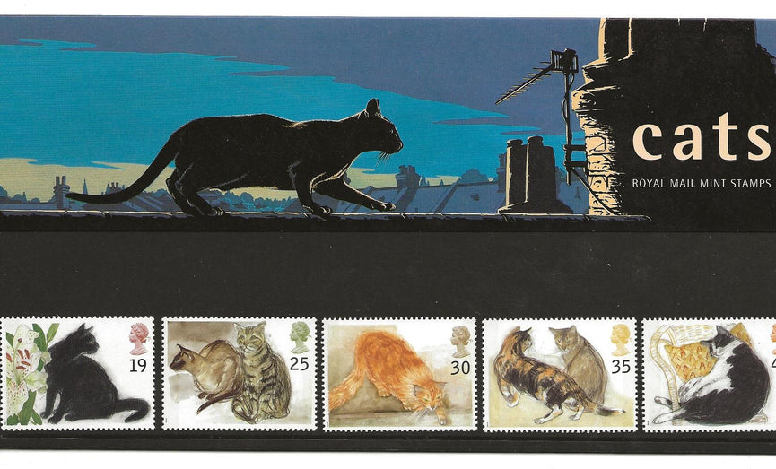 GB 1995 SG 1848-1852 Cats Pack 254
