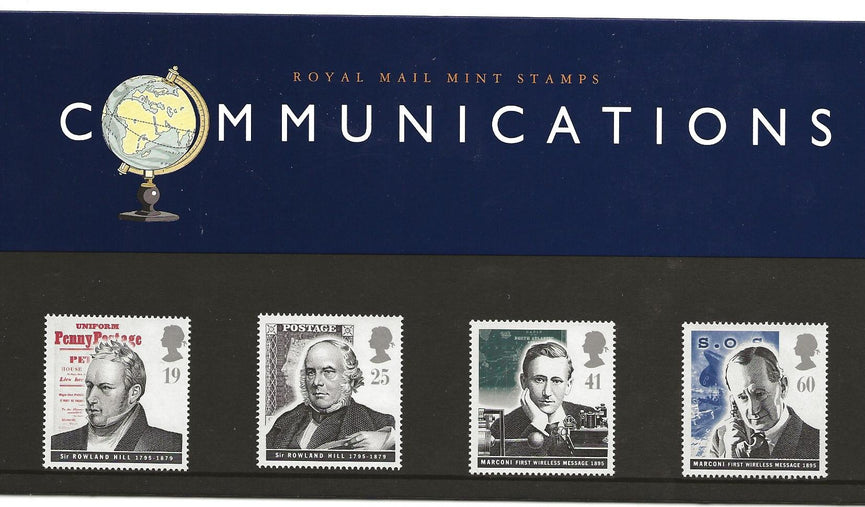 GB 1995 SG 1887-1890 Pioneers of Communication Pack 260