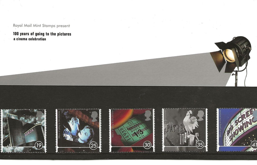 GB 1996 SG 1920-1924 Centenary of Cinema Pack 266