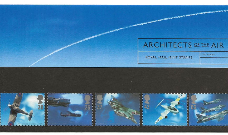 GB 1997 SG 1984-1988 British Aircraft Designers Pack 277