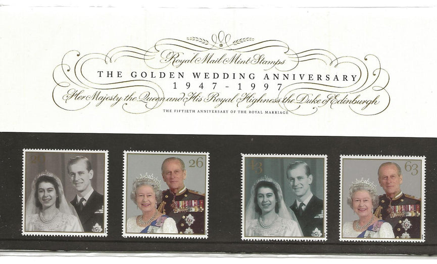 GB 1997 SG 2011-2014 Golden Wedding Anniversary Pack 281
