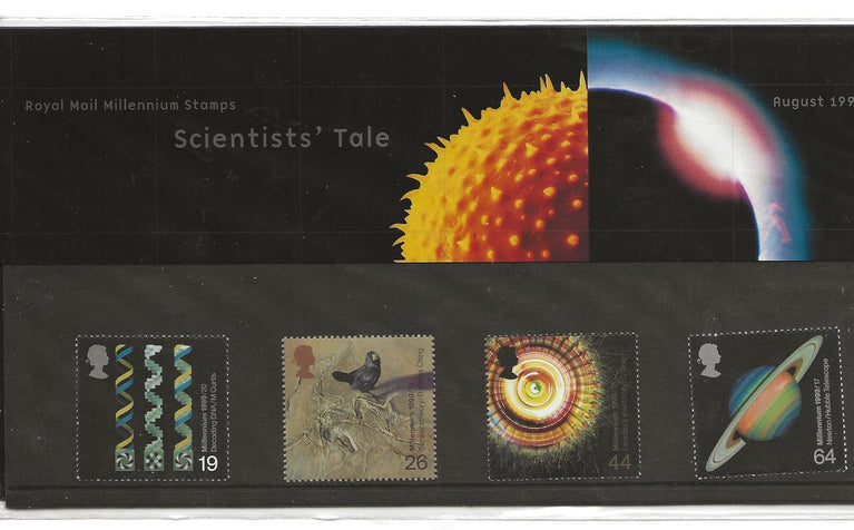 GB 1999 SG 2102-2105  Pack: 301 Millennium Series - Scientists' Tale