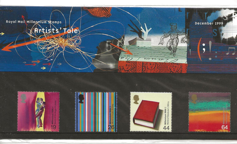 GB 1999 SG 2119-2122  Pack: 305 Millennium Series - The Artists' Tail
