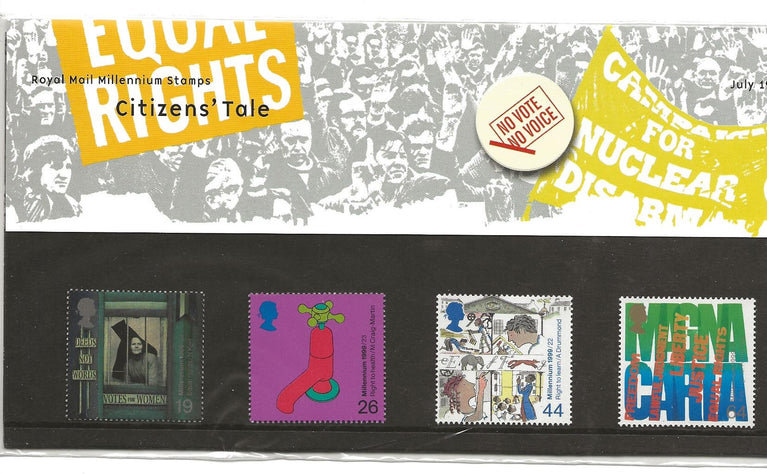 GB 1999 SG 2098-2101  Pack: 300 Millennium Series - Citizens' Tale