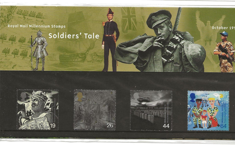 GB 1999 SG 2111-2114  Pack: 303 Millennium Series - The Soldiers' Tale