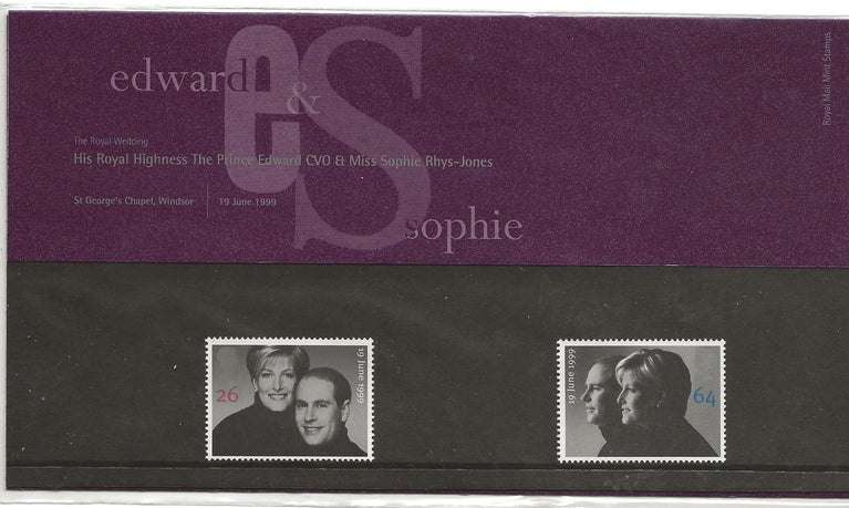 GB 1999 SG 2096-2097  Pack: M01 Royal Wedding Edward - Sophie